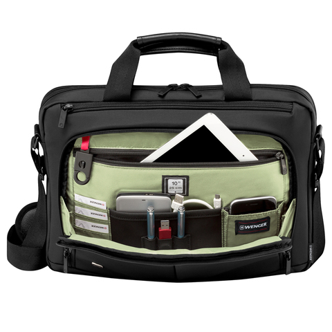 Портфель для ноутбука Wenger 14'', черный, 39x8x25 см, 5 л