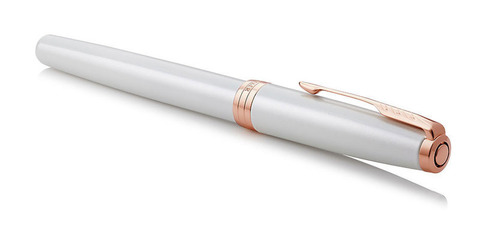 Ручка перьевая Parker Sonnet Premium, F540 Pearl PGT, F (1931552)
