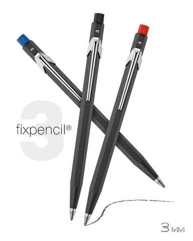 Карандаш механический Caran d’Ache Office Fixpencil Classic 3, 3 mm, Buttons Assorted (3.288)