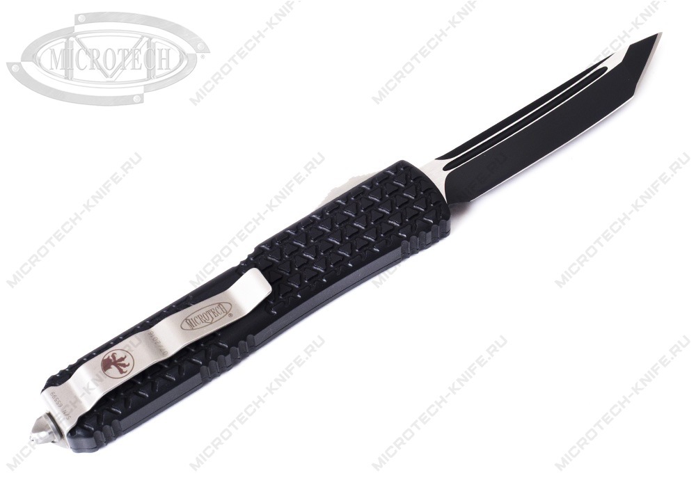 Нож Microtech Ultratech Tri-Grip 123-1 Tanto Black Blade - фотография 