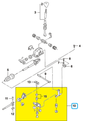 МЕХАНИЗМ ПЕРЕКЛЮЧЕНИЯ КПП (ВЕРТОЛЕТ) NEXIA, LANOS, CHANCE 1,5, LACETTI, ESP