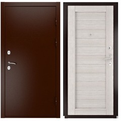 Купить Входная дверь L Термо - ЛУ 21 экошпон капучино