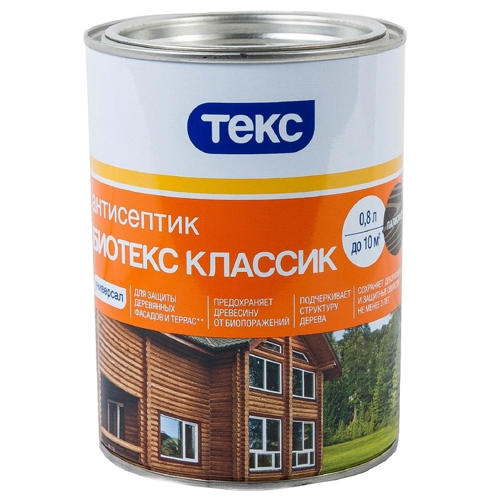 ТЕКС Антисептик БИОТЕКС, состав 2 в 1 КЛАССИК тик (9л) - купить по ...