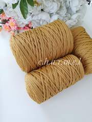 Gold polyester cord 4mm