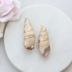 УЦЕНКА!!! Подвеска Ракушка с позолотой 37-50 на 14-16 мм, У117