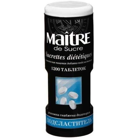 Подсластитель Maitre de Sucre,1200шт
