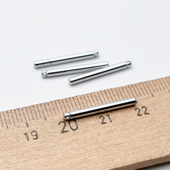 Подвеска Палочка, цвет серебро (родий), размер 20*2 мм, цена за 1 шт