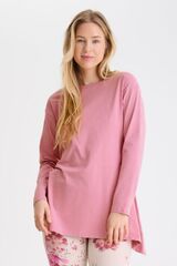 Пижама женская: туника и леггинсы LISCA ROBIN 023469 | Цветочный розовый