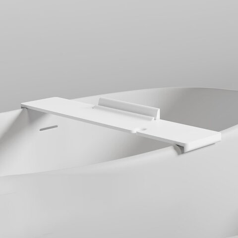 Salini Gabbiano 1906201M Полка для ванны, цвет: белый