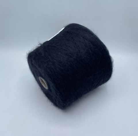 Filcom (пр.Италия), art.Aurora, 850м/100 гр. 70% Суперкидмохер, 30% Шелк , цвет-Черно-синий (633) арт-36272