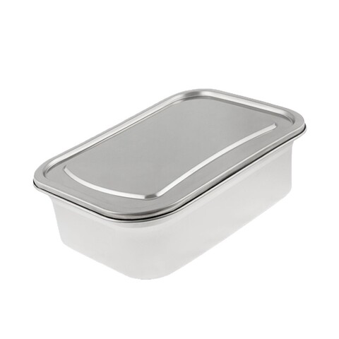 Контейнер пищевой Jolly Kitchen с крышкой, нержавеющая сталь, 32x23x10,5 (4,5 литра)