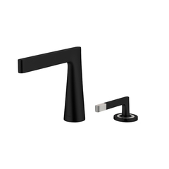 Boheme 161-B Смеситель Boheme Duo для раковины, 2х-позиционный BLACK фото