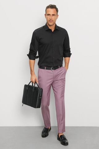 OLYMP LEVEL 5 BODY FIT Сорочка гладкая с технологией Easy Iron и сертификацией Oeko Tex