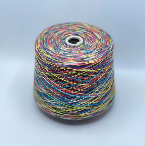 Бобинная пряжа, Calzeteria, 400м. 75% Меринос, 25% Полиамид,Арлекин, 37581