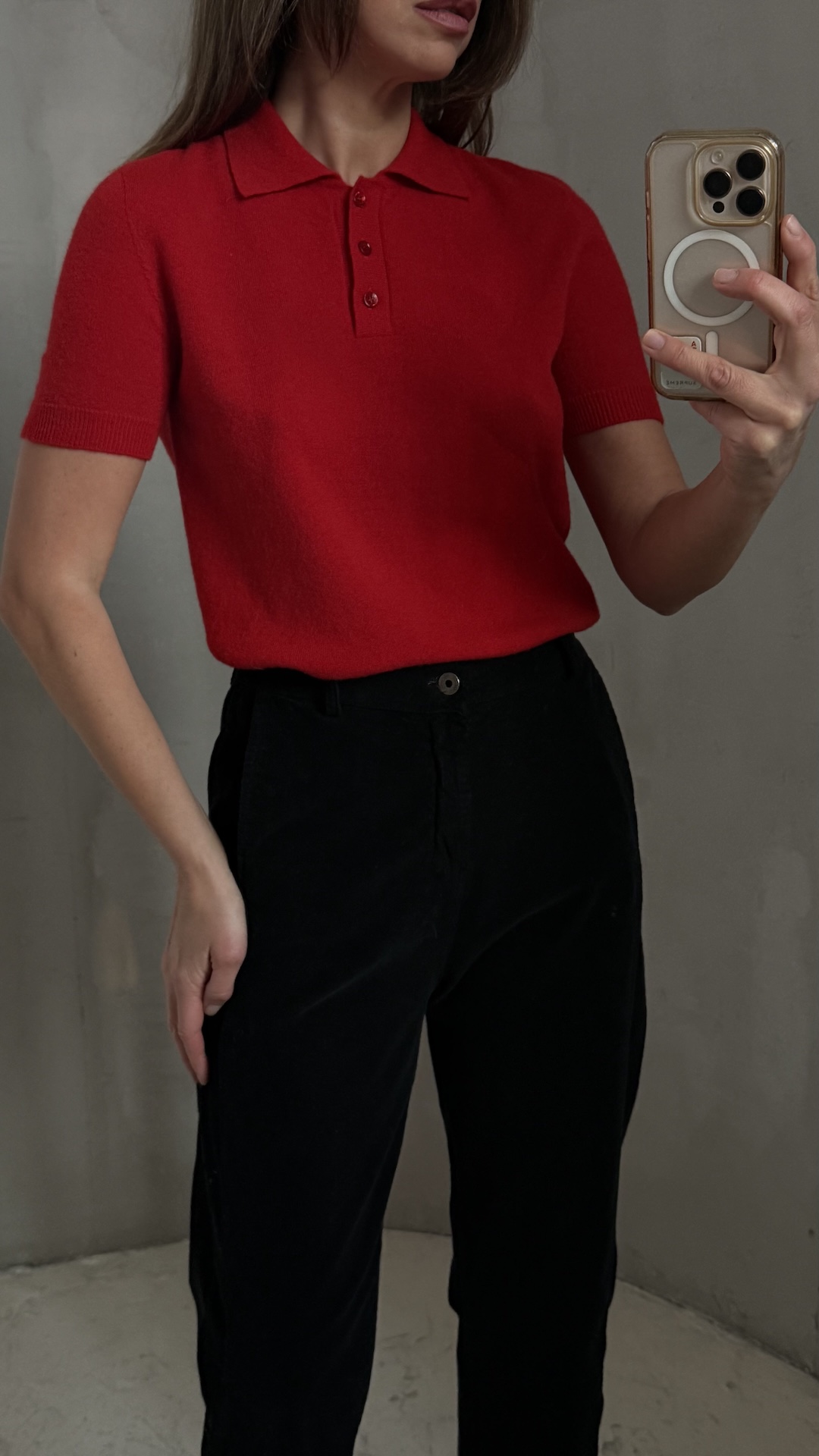 Поло из кашемира и шерсти PREMIUM QUALITY