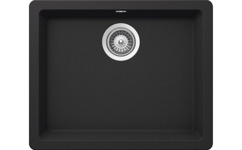 Schock Quadro 60 (N-100) Cristalite 550x430 (подстольный монтаж) оникс