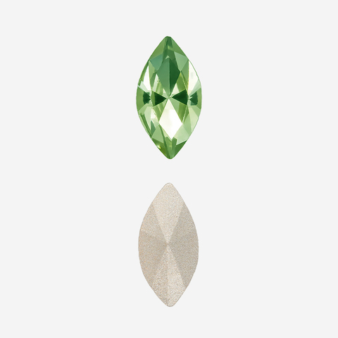 Кристалл Маркиз (Marquise Fancy Stone), оттенок "Перидот"/"Peridot", 10*5мм