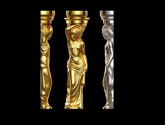 Силиконовый молд № 2011 Кариатиды 2 шт