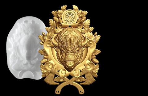 Силиконовый молд № 0702 Бык