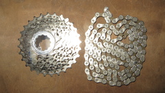 Кассета Shimano CS-HG 50 8sp  + Цепь  KMC Z8.3