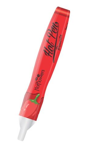Ручка для рисования на теле Hot Pen со вкусом острого перца - HotFlowers HC719