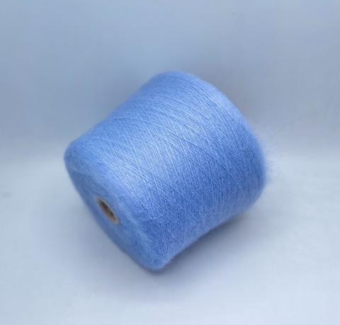 FILCOM (пр.Италия), art.Aurora, 850м/100 гр. 70% Суперкидмохер 30%Шелк , цвет-Голубой арт-31284