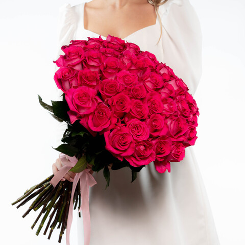 51 красная роза Россия