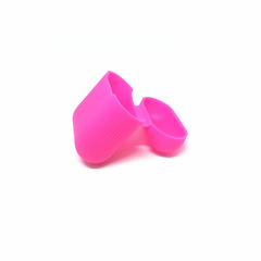 Чехол на airpods силиконовый (розовый)