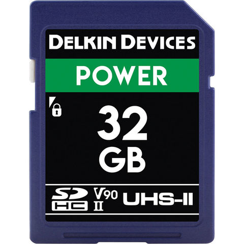 Карта памяти Delkin Devices 32GB SDXC Power UHS-II 300/250 MB/s 2000x