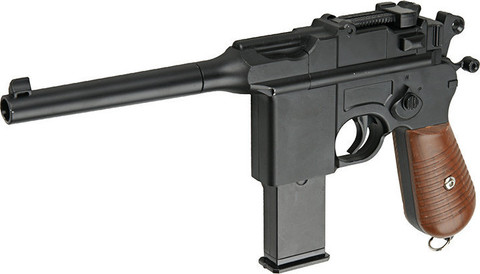 Cтрайкбольный пистолет Galaxy G.12 Mauser mini металлический, пружинный