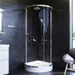 Душевое ограждение 95x95 AM.PM Like - W83G-333-095CT (прозрачное стекло без поддона)