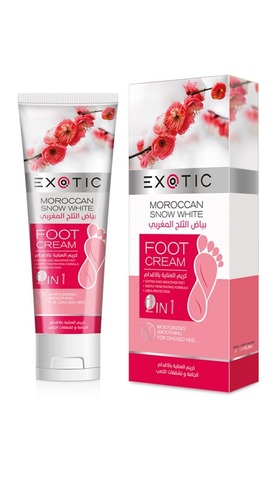 Exotic EX-04 Крем для ног  (B Moroccan Snow White)  100 ml