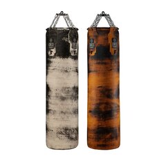 Боксерский мешок DIKO FILIPPOV буйволиная кожа 110см/40см/43-45кг, коричнево-черный