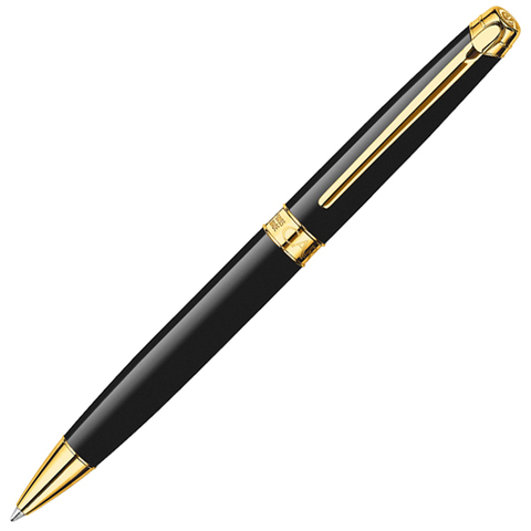Ручка шариковая Caran d'Ache  Leman Ebony Black Lacquer GP (4789.282)