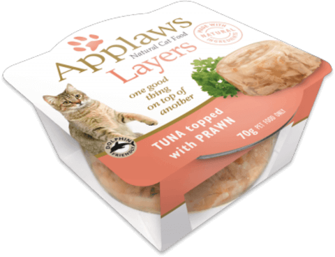 купить Applaws Cat Tuna with Prawn shrimp Layer pot консервы для взрослых кошек, тунец и креветка в желе