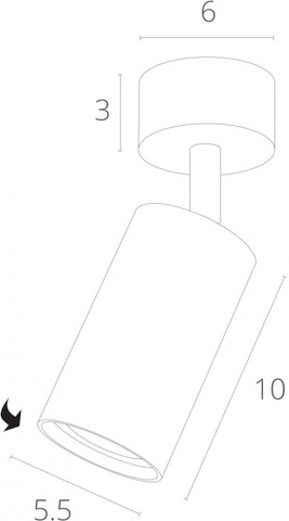 Накладной светильник Arte Lamp AQUARIUS A3216PL-1GY