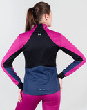 Женский элитный утеплённый лыжный костюм Nordski Pro Fuchsia/Blue W