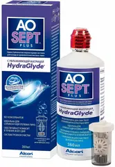Пероксидная система очистки мягких контактных линз AOSept Plus HydraGlyde (360 мл.)