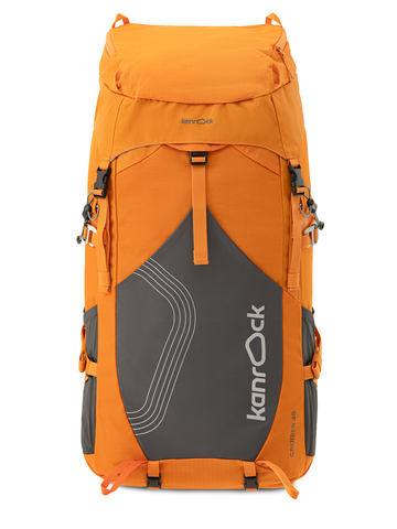 Картинка рюкзак туристический Kanrock Cruiser 45 Tangerine Orange - 5