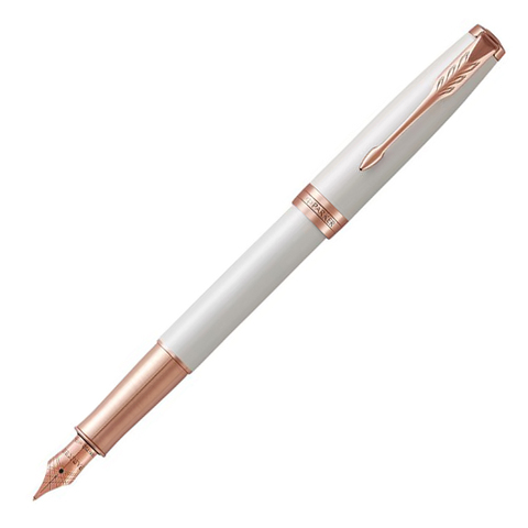 Ручка перьевая Parker Sonnet Premium, F540 Pearl PGT, F (1931552)
