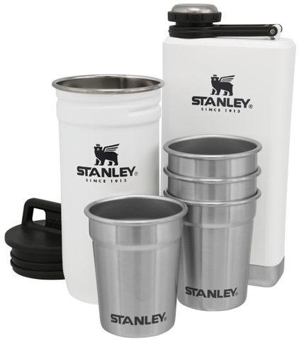 Картинка фляга для алкоголя Stanley Adventure Набор 0,59ML+0,23L Белый - 1