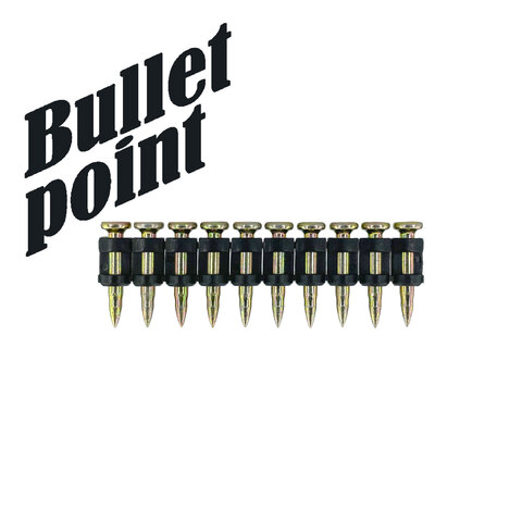 Усиленные дюбель-гвозди EG Bullet-Point 15 по бетону, металлу тип CN (1000 шт.)