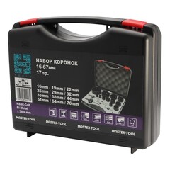 Набор коронок Bi-metall 16-76мм HSSE-Co8 17пр H-Tools 04403230