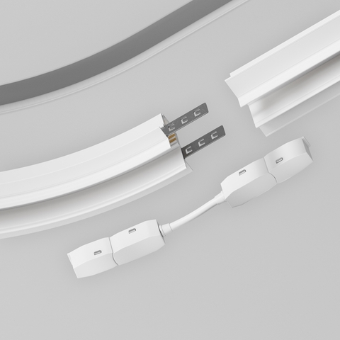 Комплектующие для трековой системы Maytoni Accessories for tracks exility TRA034CS-W