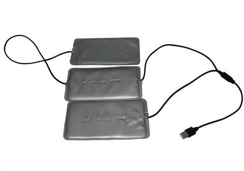 Греющий комплект Redlaika для любой одежды ЕСС ГК3-USB (3 модуля+PowerBank)