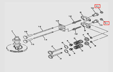 Гайка шпильки M6×0.5 S=10 m=3.5 для лодочного мотора F5 Sea-PRO