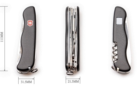 Нож складной Victorinox Outrider, 111 mm, Black (0.9023.3)