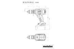 BS 18 LTX-3 BL Q I Аккумуляторная дрель-шуруповерт (602355660)