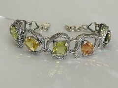 Медина (браслет  из серебра)