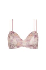 Бюстгальтер балконет без косточек LISCA OLENA 20371_Мраморный розовый